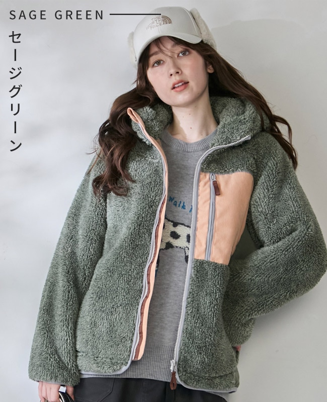 【予約販売※10月中旬以降お届け】クリフメイヤー[公式] シャギーボアフードJK LADYS W2614404