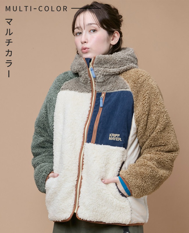 【予約販売※10月中旬以降お届け】クリフメイヤー[公式] シャギーボアフードJK LADYS W2614404