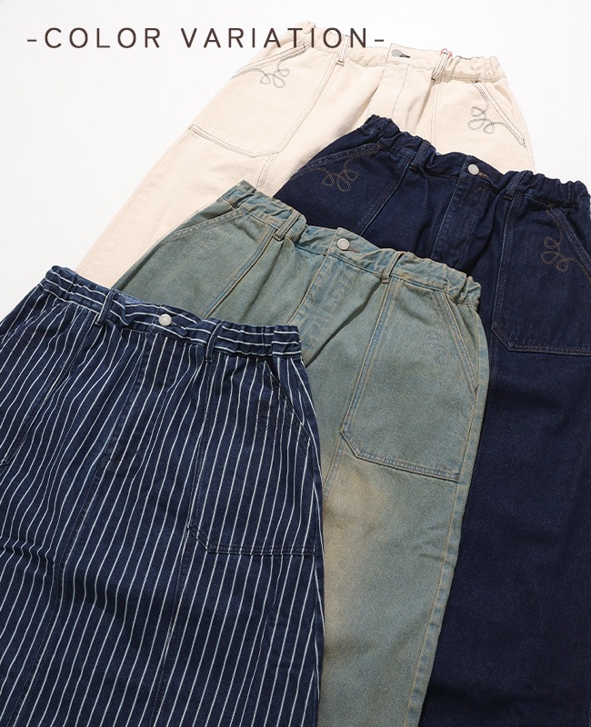 クリフメイヤー[公式] デニムウエスタンスカート LADYS W2534009