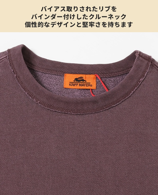 クリフメイヤー[公式] ヘビーウェイトピグメントクルー MENS 2425800