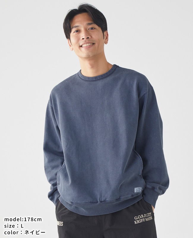 クリフメイヤー[公式] ヘビーウェイトピグメントクルー MENS 2425800