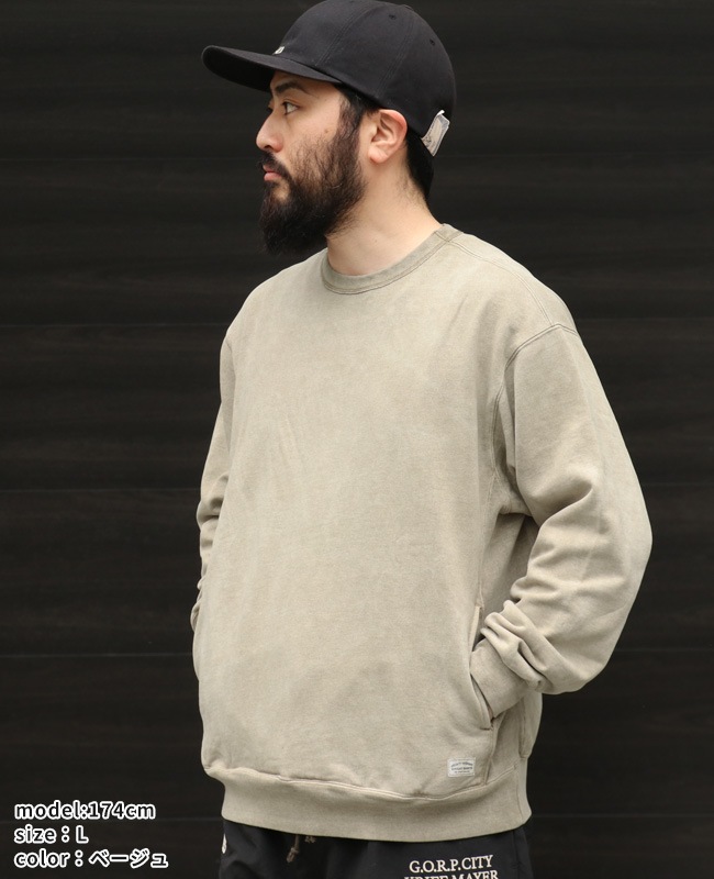 クリフメイヤー[公式] ヘビーウェイトピグメントクルー MENS 2425800
