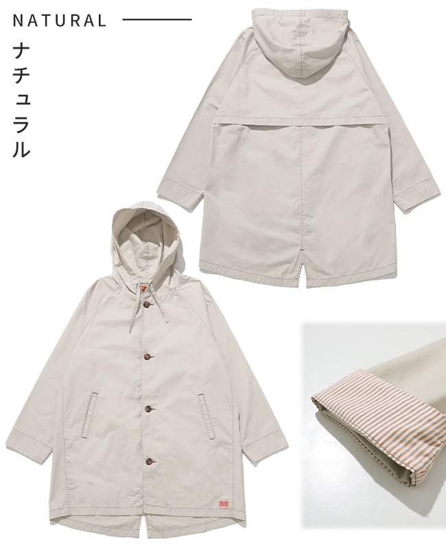 クリフメイヤー[公式] ミディアム丈フードトレンチコート LADYS W2534006