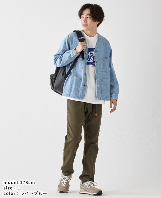 クリフメイヤー[公式] ノーカラーカバーオール MENS 2434006