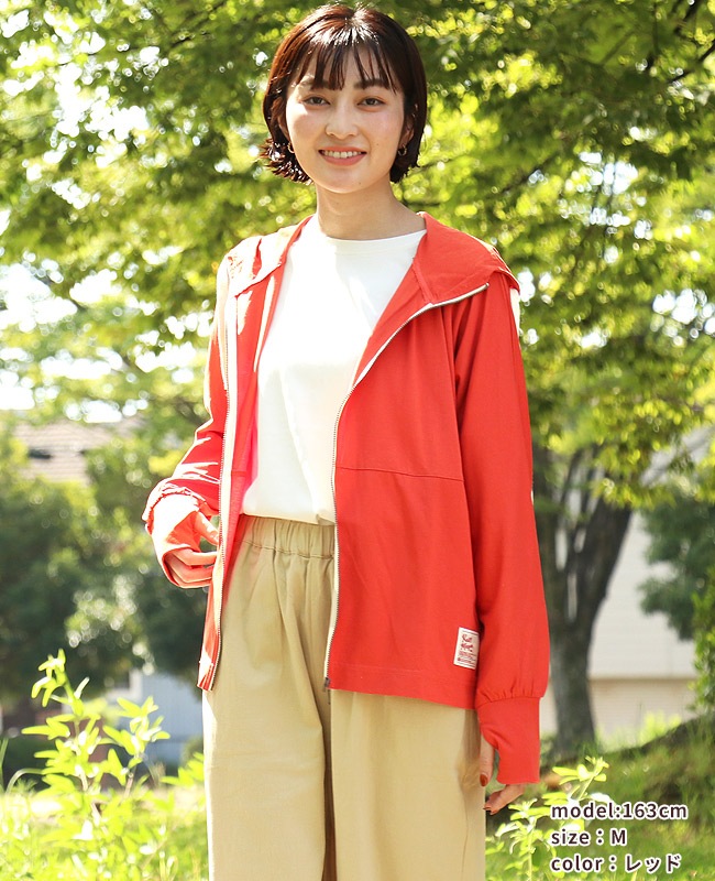クリフメイヤー[公式] 冷涼UVカットドルマンパーカー LADYS W2547814