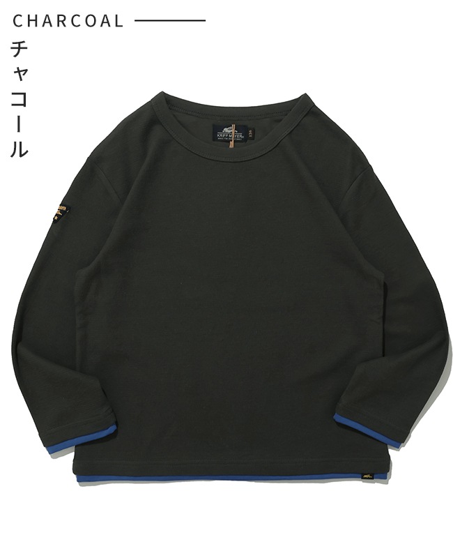 クリフメイヤー[公式] Wフェイス配色ロンT KIDS J2617821