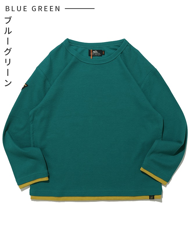 クリフメイヤー[公式] Wフェイス配色ロンT KIDS J2617821