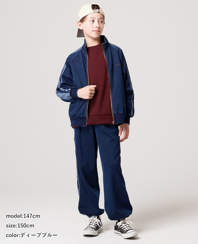 クリフメイヤー[公式] 裏起毛カットデニムジャケット KIDS J2617103