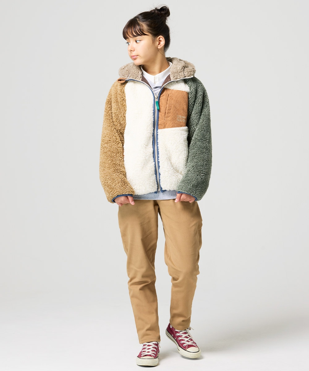 【予約販売※9月中旬以降お届け】クリフメイヤー[公式] シャギーボアフードジャケット KIDS J2614408