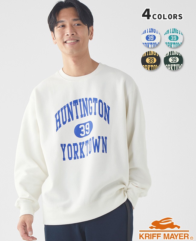 クリフメイヤー[公式] T/C裏起毛クルー(カレッジ) MENS 2425809