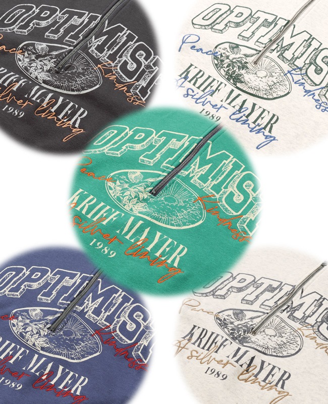 クリフメイヤー[公式] のび~る裏毛ハーフZIPスウェット LADYS W2537813