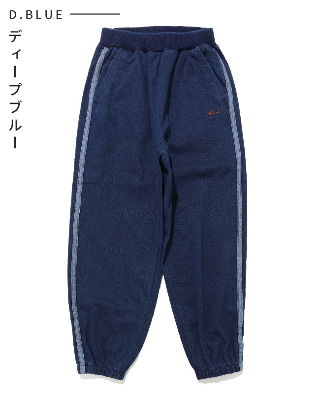 クリフメイヤー[公式] 裏起毛カットデニムラインパンツ KIDS J2617106