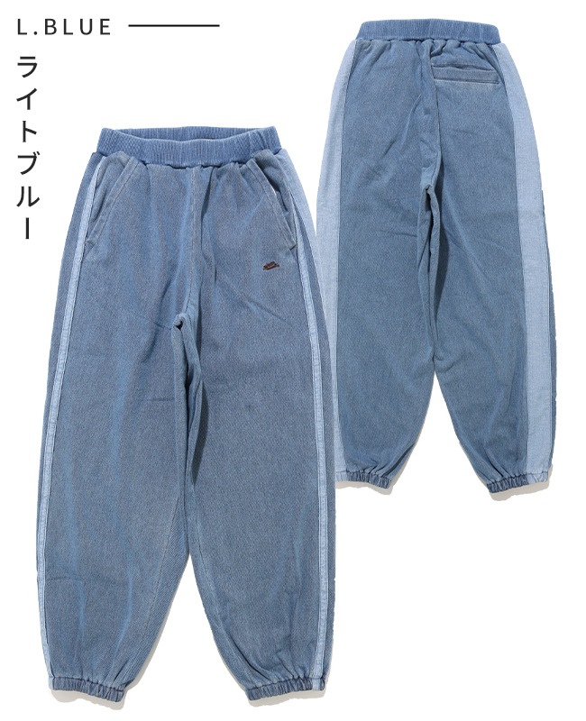 クリフメイヤー[公式] 裏起毛カットデニムラインパンツ KIDS J2617106