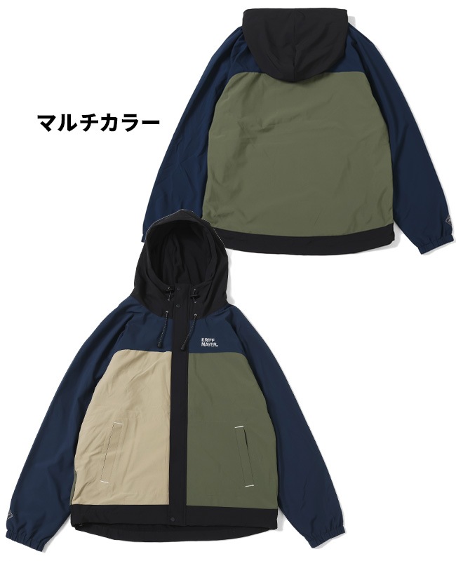 KRIFF MAYERボリューム ネック アクティブ フード ジャケット KRIFF MAYER クリフメイヤー ジャケット ボリュームネック
