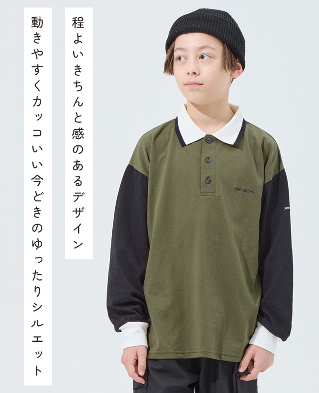 クリフメイヤー[公式] スクール長袖ポロシャツ KIDS J2537825