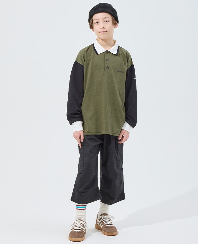 クリフメイヤー[公式] スクール長袖ポロシャツ KIDS J2537825