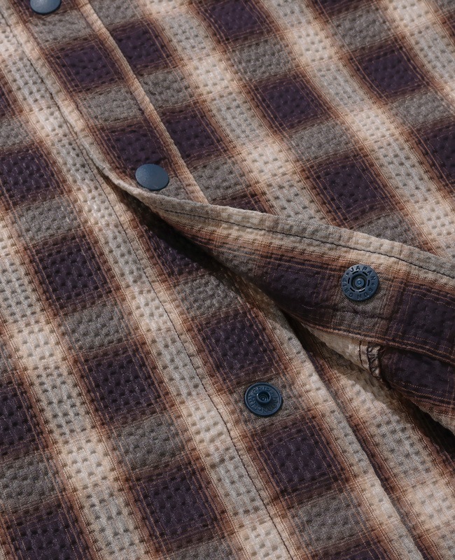 Bukta スナップボタン5分袖シャツ MENS BU2545134