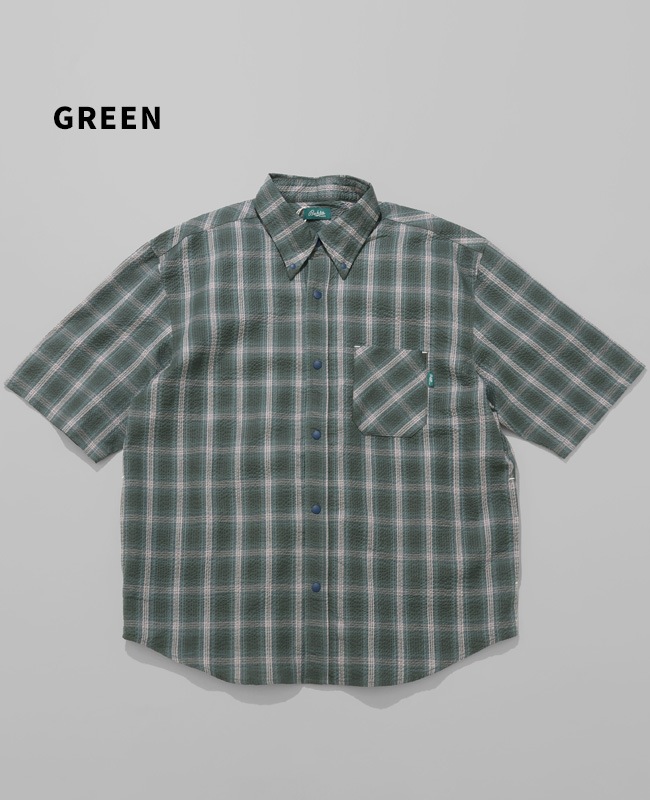 Bukta スナップボタン5分袖シャツ MENS BU2545134