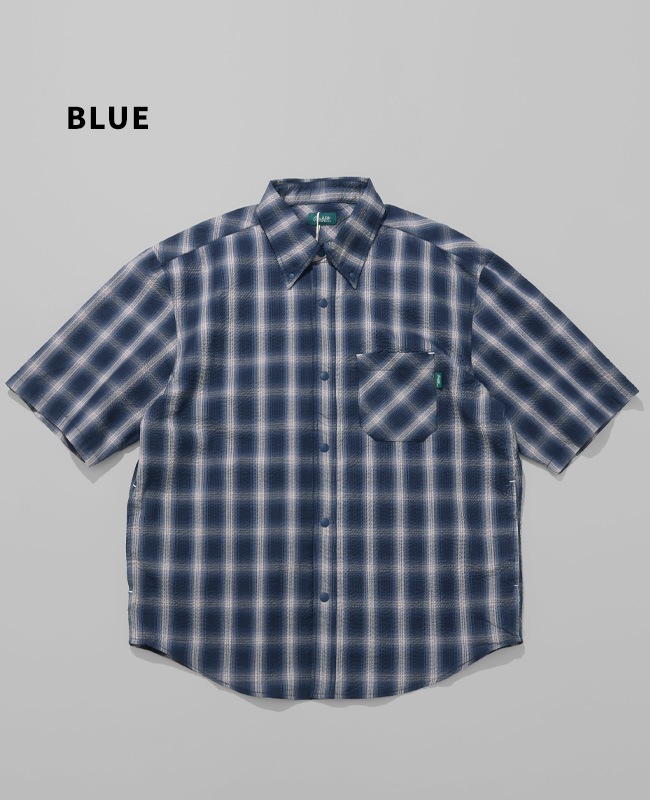 Bukta スナップボタン5分袖シャツ MENS BU2545134