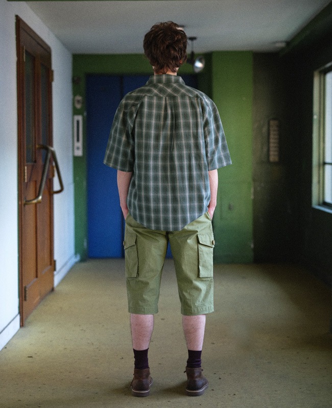 Bukta スナップボタン5分袖シャツ MENS BU2545134