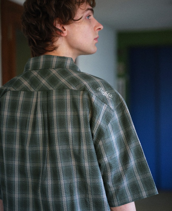 Bukta スナップボタン5分袖シャツ MENS BU2545134