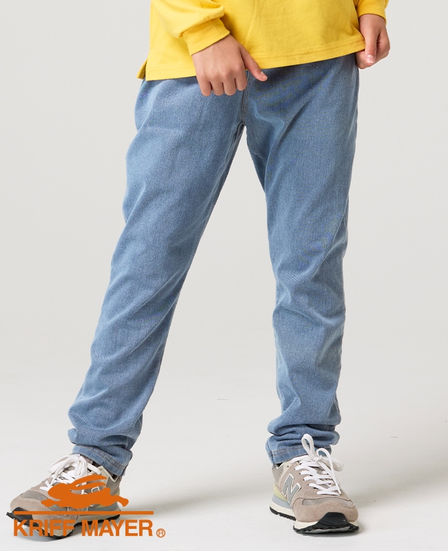 クリフメイヤー[公式] 裏起毛カットデニムパンツ KIDS J2617107 | KIDS