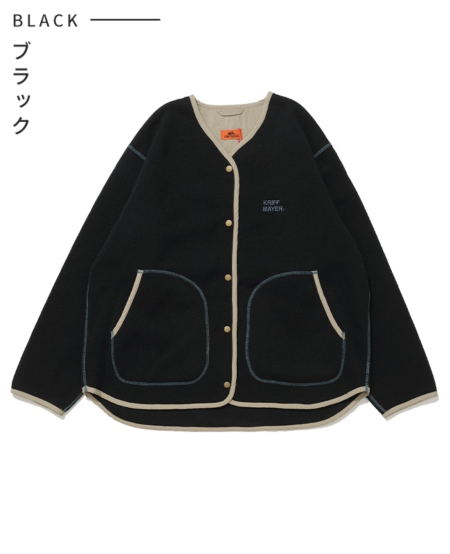 クリフメイヤー[公式] ニットフリースカーデ LADYS W2525123