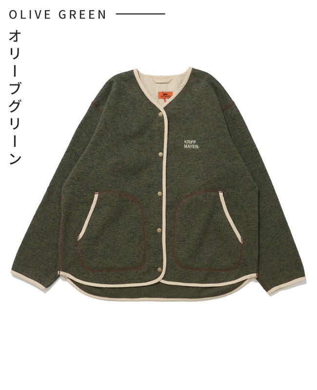 クリフメイヤー[公式] ニットフリースカーデ LADYS W2525123