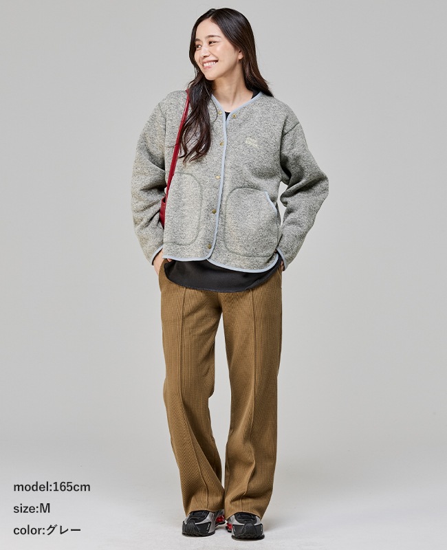 クリフメイヤー[公式] ニットフリースカーデ LADYS W2525123