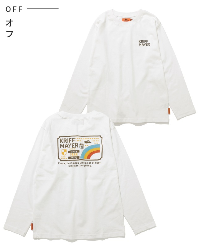 クリフメイヤー[公式] 楽LUCKロンT(虹) KIDS J2536315