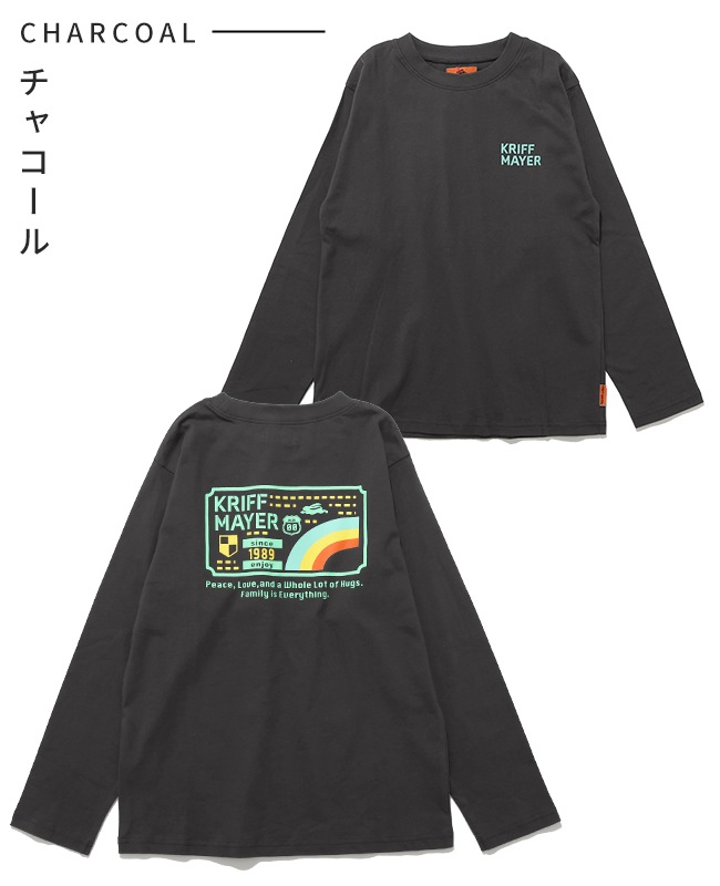 クリフメイヤー[公式] 楽LUCKロンT(虹) KIDS J2536315