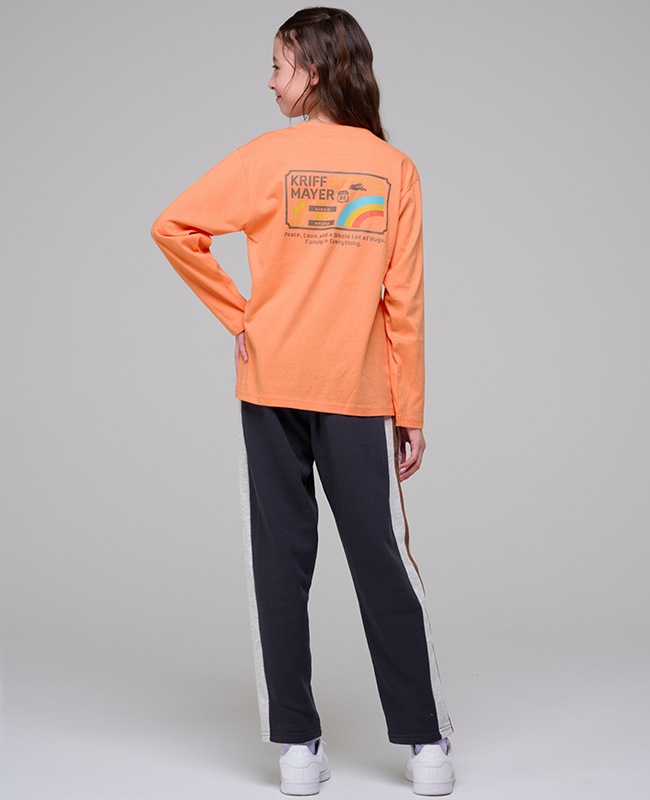 クリフメイヤー[公式] 楽LUCKロンT(虹) KIDS J2536315