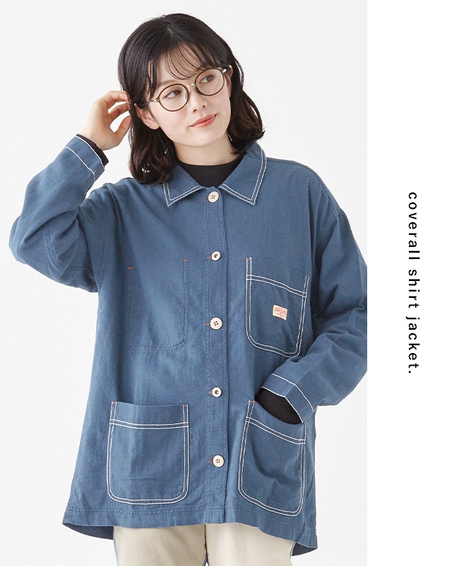 クリフメイヤー[公式] カバーオールシャツジャケット LADYS W2435105