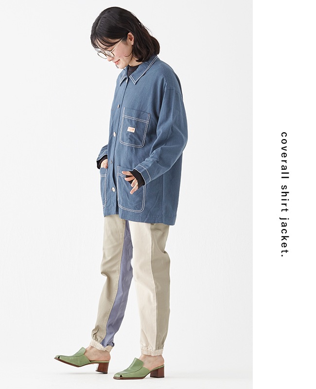 クリフメイヤー[公式] カバーオールシャツジャケット LADYS W2435105