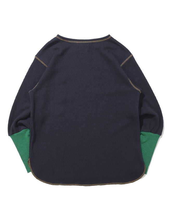 クリフメイヤー[公式] ハニカムワッフル袖切替ロンT LADYS W2537818