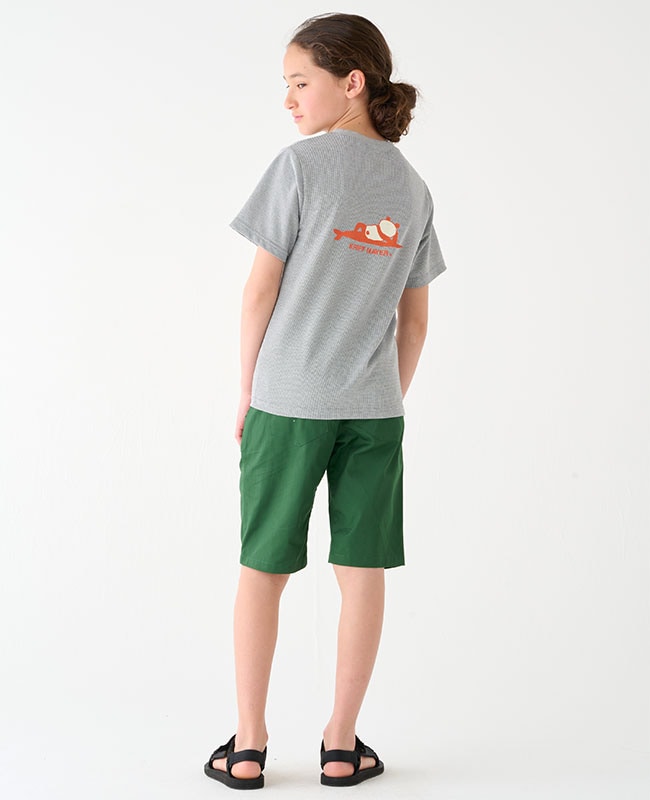 クリフメイヤー[公式] さらっとプリントT（だらパンダ） KIDS 2357833K