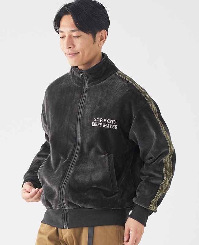 クリフメイヤー[公式] ボンディングベロアトラックJK MENS 2423101