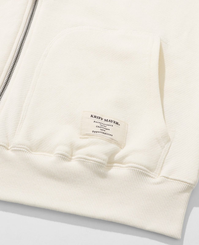 クリフメイヤー[公式] ざっくり裏毛刺繍ジップパーカー MENS 2517803