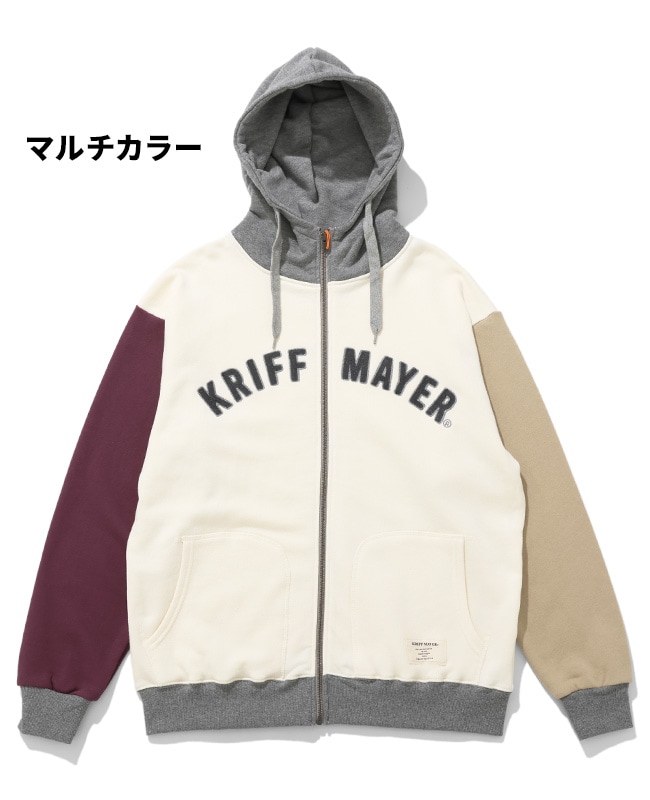 クリフメイヤー[公式] ざっくり裏毛刺繍ジップパーカー MENS 2517803