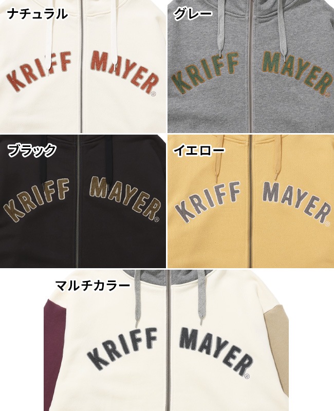 クリフメイヤー[公式] ざっくり裏毛刺繍ジップパーカー MENS 2517803