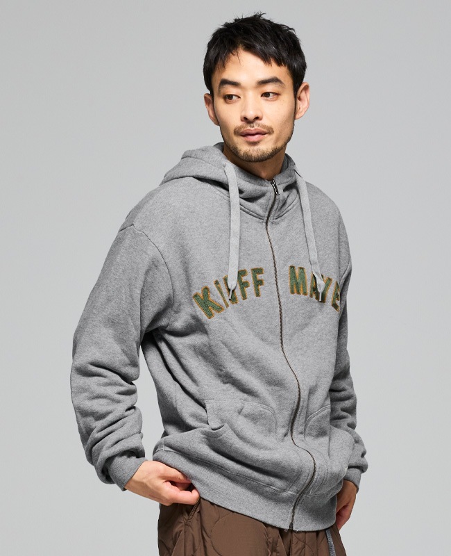 クリフメイヤー[公式] ざっくり裏毛刺繍ジップパーカー MENS 2517803