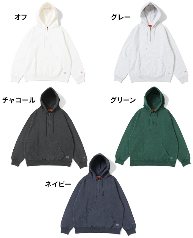 クリフメイヤー[公式] ヘビーウェイトピグメントハーフZIP MENS 2425805