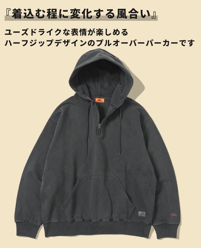 クリフメイヤー[公式] ヘビーウェイトピグメントハーフZIP MENS 2425805