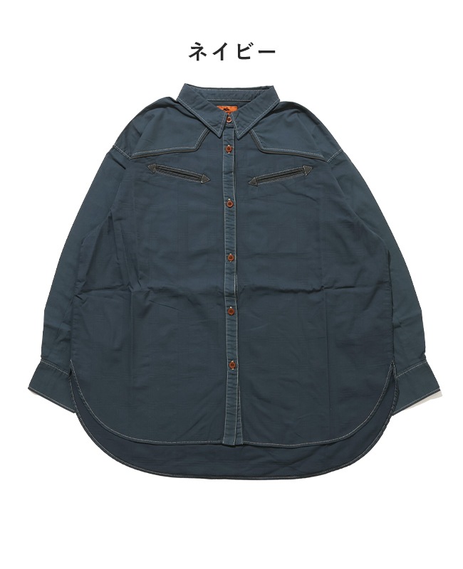 クリフメイヤー[公式] ウエスタンシャツチュニック LADYS W2434013