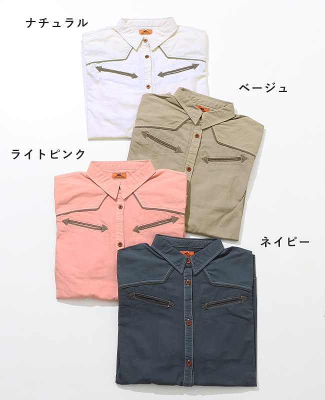 クリフメイヤー[公式] ウエスタンシャツチュニック LADYS W2434013