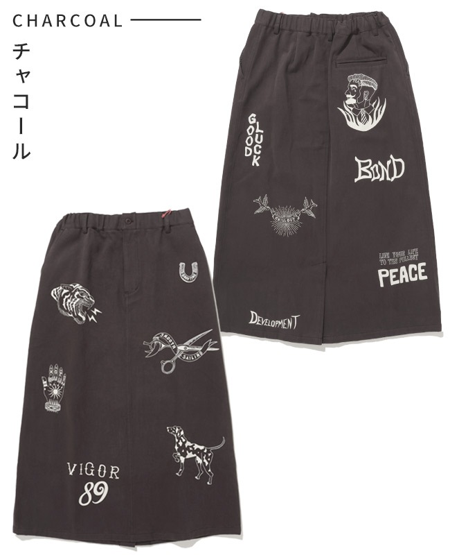 クリフメイヤー[公式] レタリングスカート LADYS W2515127