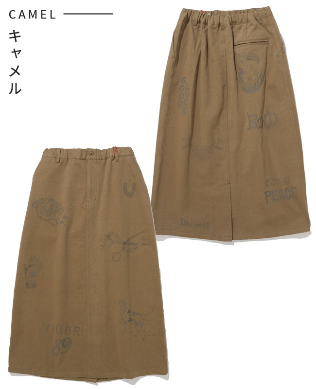 クリフメイヤー[公式] レタリングスカート LADYS W2515127 | LADYS