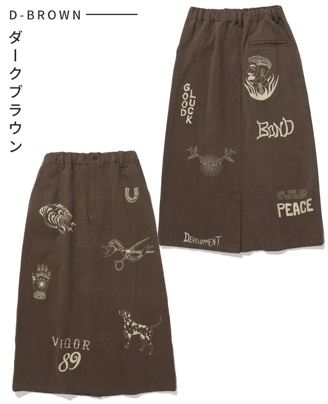 クリフメイヤー[公式] レタリングスカート LADYS W2515127