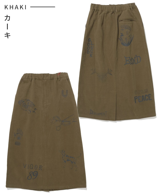 クリフメイヤー[公式] レタリングスカート LADYS W2515127