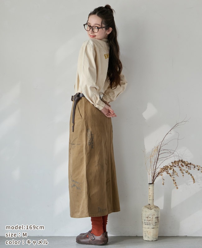 クリフメイヤー[公式] レタリングスカート LADYS W2515127 | LADYS